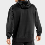 custom made men hoodies black - Image 2