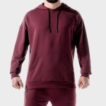 custom made men hoodies mehroon