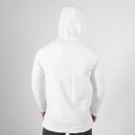 custom made men hoodie white - Image 3