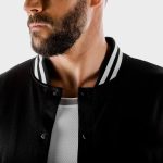 custom made men jackets black - Image 5