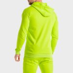 custom made men hoodies lime green - Image 6